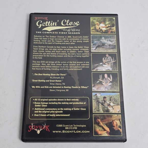 12 Hunting DVD Lot Gettin' Close Posted Bowhunting Drury Mega Bucks Turkey Deer - Picture 13 of 16